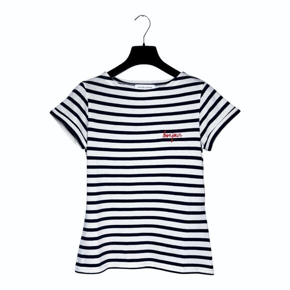 Maison Labiche Paris NWT Colombier Knit Sailor T Shirt Bojour Small - Picture 1 of 5